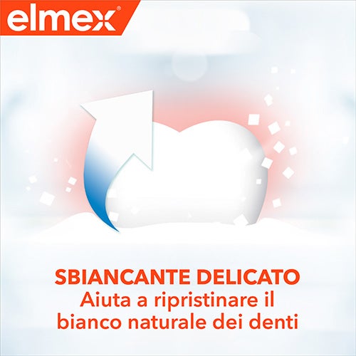 SBIANCANTE DELICATO Aiuta a ripristinare il bianco naturale dei denti